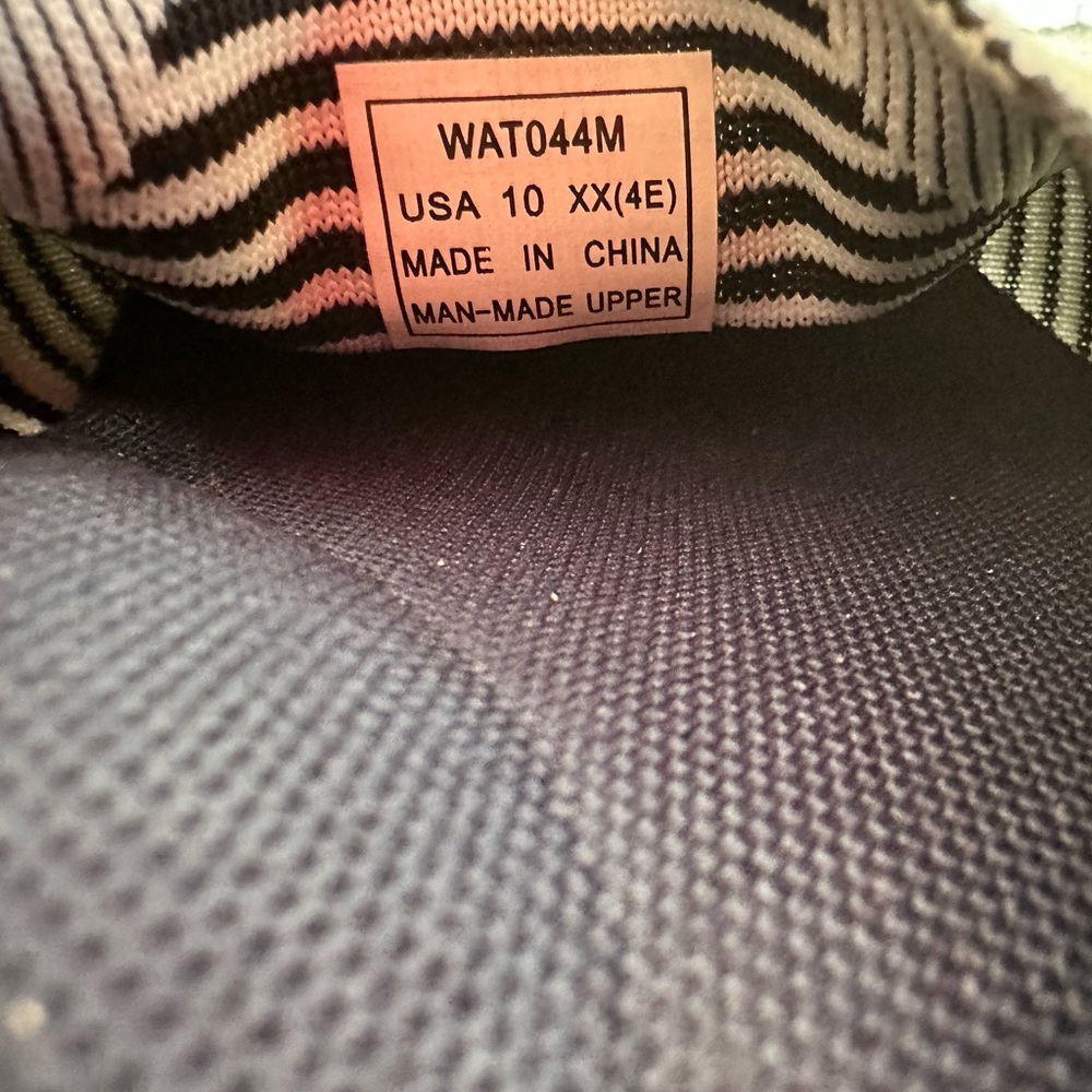 New Propet TravelFit Dark Navy/White Stripe Knit Slip On Sneakers Women’s 10 - Picture 11 of 12